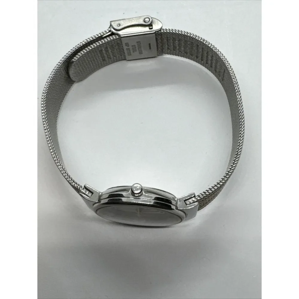 Skagen Ancher 355SSGS Women Stainless Steel Mesh Analog Dial Quartz Watch JNA900